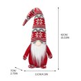 thumbnail image 3 of Xihbxyly Ofertas Del Día de Hoy Adornos Navideños Muñecos Sin Rostro Adornos de Lana para Ventanas de Ancianos Adornos Navideños, 3 of 5