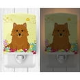 thumbnail image 2 of Caroline's Treasures BB6020CNL Easter Eggs Norwich Terrier Ceramic Night Light, 6x4x3", multicolor, 2 of 2