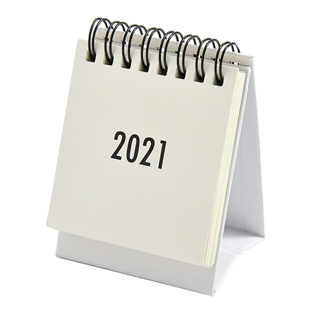 2021 Mini Desktop Calender Table Planner Yearly Agenda Organizer Daily Scheduler 