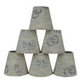 thumbnail image 5 of Urbanest Pure Linen Chandelier Empire Clip-on Shade, 3″ Top × 5″ Bottom × 4.5″ Slant Height – Replacement Lamp Shades for Chandelier, Pendant Light, Wall Sconce & Small Table Lamp, 6-Piece, Natural, 5 of 7
