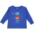 thumbnail image 3 of Inktastic Robot 4th Birthday Boys Long Sleeve Toddler T-Shirt, 3 of 5