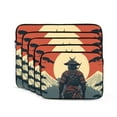 thumbnail image 2 of LNWH Samurai Sunset Pattern Laptop Sleeve, Notebook Computer Pocket Tablet Briefcase Carrying Bag, 10 inch Laptop Case, 2 of 8