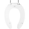 thumbnail image 2 of Bemis Commercial Heavy-Duty Plastic Toilet Seat White, 2 of 4