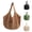 Black, variant on Pearl Hollow Woven Shoulder Tote Bag Large Capacity Stylish Versatile Handbag For Everyday Leisure Use
