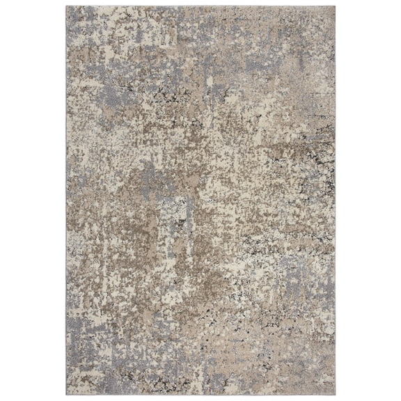 Rizzy Rugs Valencia Area Rug VCA108 Cream Distressed Shaded 7' 10" x 9' 10" Rectangle