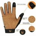 thumbnail image 3 of fastboy Cycling Gloves Full Finger Touch Screen Gloves Absorption Running Shock Black XL, 3 of 6