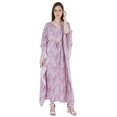 thumbnail image 7 of Moomaya Womens Sleep Kaftan V-Neck Cover Up Long Caftan Maxi Dress, 7 of 7