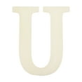 thumbnail image 1 of 15 Inch Wooden Letter,Large Blank Unfinished Wooden Alphabet Letters for Crafts, DIY Projects, Birthday, Party(Letter U), 1 of 7