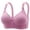 Purple, variant on CHUMUD Womens Full Coverage Bra - Wireless Push-Up, Adjustable Straps for Everyday Wear