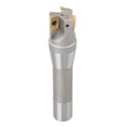 thumbnail image 3 of Accusize - 1-1/4" x 5-27/32" 90 Degree R8 Shank Indexable End Mills with 3 APKT1604 Carbide Inserts, #0028-6904, 3 of 11