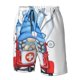thumbnail image 4 of Balery Medicine Gnome Truck Red Traje de Baño Estilo Hawaiano para Hombre, Shorts de Secado Rápido con Bolsillos-Small, 4 of 6