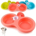thumbnail image 4 of Comedero automático para mascotas, bebedero colgante, comedero doble para mascotas, sin botella de agua, 4 of 5