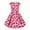 Cap-Strawberry, variant on IBTOM CASTLE Girls 50s Vintage Polka Dot Flower Swing Rockabilly Prom Party Tea Dress Kids Audrey Wedding Formal Cocktail Evening Gown 9-10 Years Cap-Red