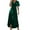 Green, variant on Elegant Velvet Dress for Womens Sexy Split Maxi Dress Evening Party Long Dress,Blue XL