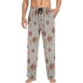 thumbnail image 4 of CROPD Skiers Winter Sport Blue Men's Pajama Pants Lounge Pants Sleep Pajama Pant Bottoms, 4 of 7