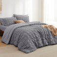 thumbnail image 1 of Juego de Ropa de Cama Bedsure Completo King Size a Cuadros 7 Piezas, 1 of 8