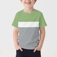 thumbnail image 2 of T-Shirt pour Enfants, Manches Courtes à Col Rond avec Motif Imprimé, Haut de Sport Décontracté pour Garçons et Filles 2-13 Ans, 2 of 6