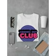 thumbnail image 3 of Coming Out Club Bubblegum Text T-Shirt Men -Smartprints Designs, Male XX-Large, 3 of 4