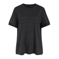 thumbnail image 3 of Gerichy Womens Summer Tops, Blouses for Women Short Sleeve Lace Tops Dressy Casual Tees, Sizes S-2XL Womens Summer Short Sleeve Shirts Trendy T Shirts Dressy Casual Blouses Crew Neck Tunic, 3 of 6