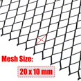 thumbnail image 2 of Modengzhe Hoja De Malla Para Parrilla De Coche De 40 X 13 Pulgadas Rollo De Malla De Rejilla Multifuncional De Aleación De Aluminio Pintado En Negro Rejillas De Forma Romboidal De 10 X 20 Mm, 2 of 4
