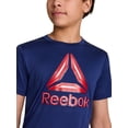 thumbnail image 4 of Reebok Boy's Athletic Short Sleeve T-Shirt & Short, 2-Piece Set, Sizes 4-18, 4 of 9