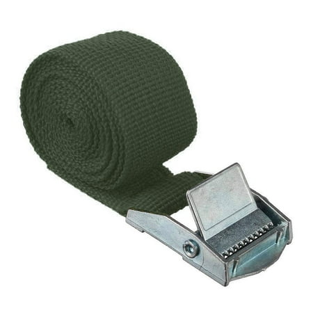 

1M Lashing Strap W/ Buckle Nylon Quick Release Fr Cargo Tie Down Luggage Bag (Green)