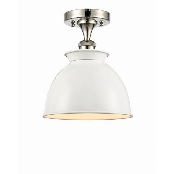 Innovations Lighting - Adirondack - 1 Light Semi-Flush Mount In Industrial