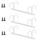 thumbnail image 1 of Soportes para tazas, tazas bajo utensilios de secado, 3 ganchos, perchero blanco, estantes de barra, juegos de tazas de cocina, armario, café, cocina, comedor, barra, 1 of 8