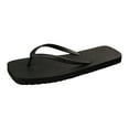 thumbnail image 2 of CPNG Women Summer Slippers Square Toe Solid Color Flip Flops New Travel Non-slip Soft Bottom Couple Outdoor Wear Beach Shoes Comfortable Anti Slip Sandal Indoor, 2 of 4