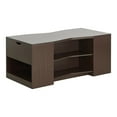 thumbnail image 4 of Furniture of America Sima Table Basse Moderne en Bois avec Rangement, Noyer, 4 of 12