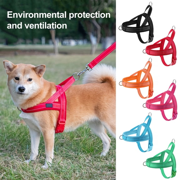 mdesiwst No Pull Dog Harness Breathable Mesh Padded Dog Harness Adjustable Reflective Escape Proof Dog Harness for Small Medium Large Dogs