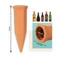 thumbnail image 2 of 10pcs Terracotta Watering Spikes - Automatic Self Watering Stakes, Plant Watering Devices for Wine Bottles Recycled Bottles, Clay Plant Garden Waterers for Vacations, 2 of 6