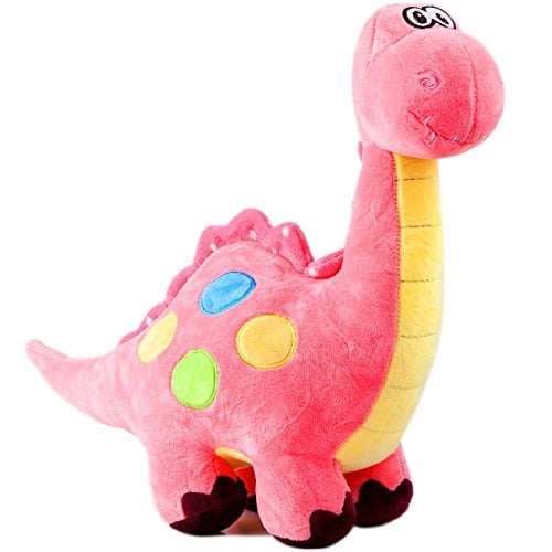 pink dinosaur stuffed animal
