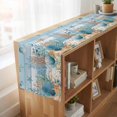 thumbnail image 6 of Table Runners 72 Inches Long Dress Scarves, Blue Coastal Farmhouse Kitchen/Dining Table Runner, Coffee Tablerunners, Summer Beach Starfish Shell Coral Nautical 14x72 Inch, 6 of 9