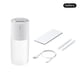 thumbnail image 2 of Humidificador de aire Yuarrent pulverizador doble 400ml USB luz nocturna ajustable Blanco, 2 of 6