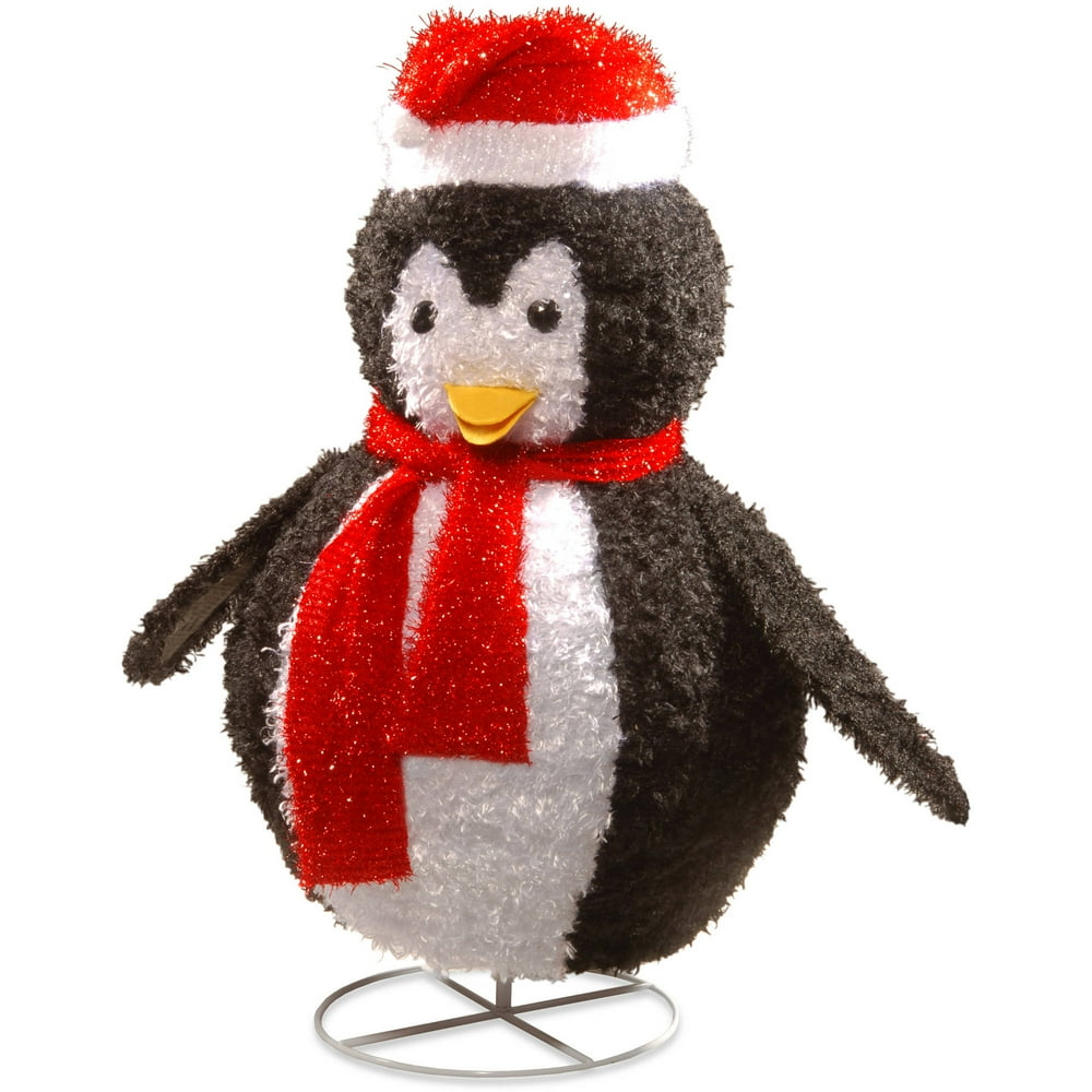 Holiday Time Lightup Plush Popup Penguin
