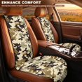 thumbnail image 3 of CHAQLIN Camouflage Bow Pattern Non-Slip Cushion Covers, Washable Polyester Car Front Seat Covers 2-Pack Non‑Slip Car Seat Covers for SUV, 3 of 7