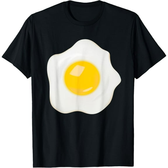 t-shirt Fried Egg Matching Couple Group Halloween Costume Men Women T-Shirt mens，black，women，funny，journey，Crew Neck, Short Sleeve,printing