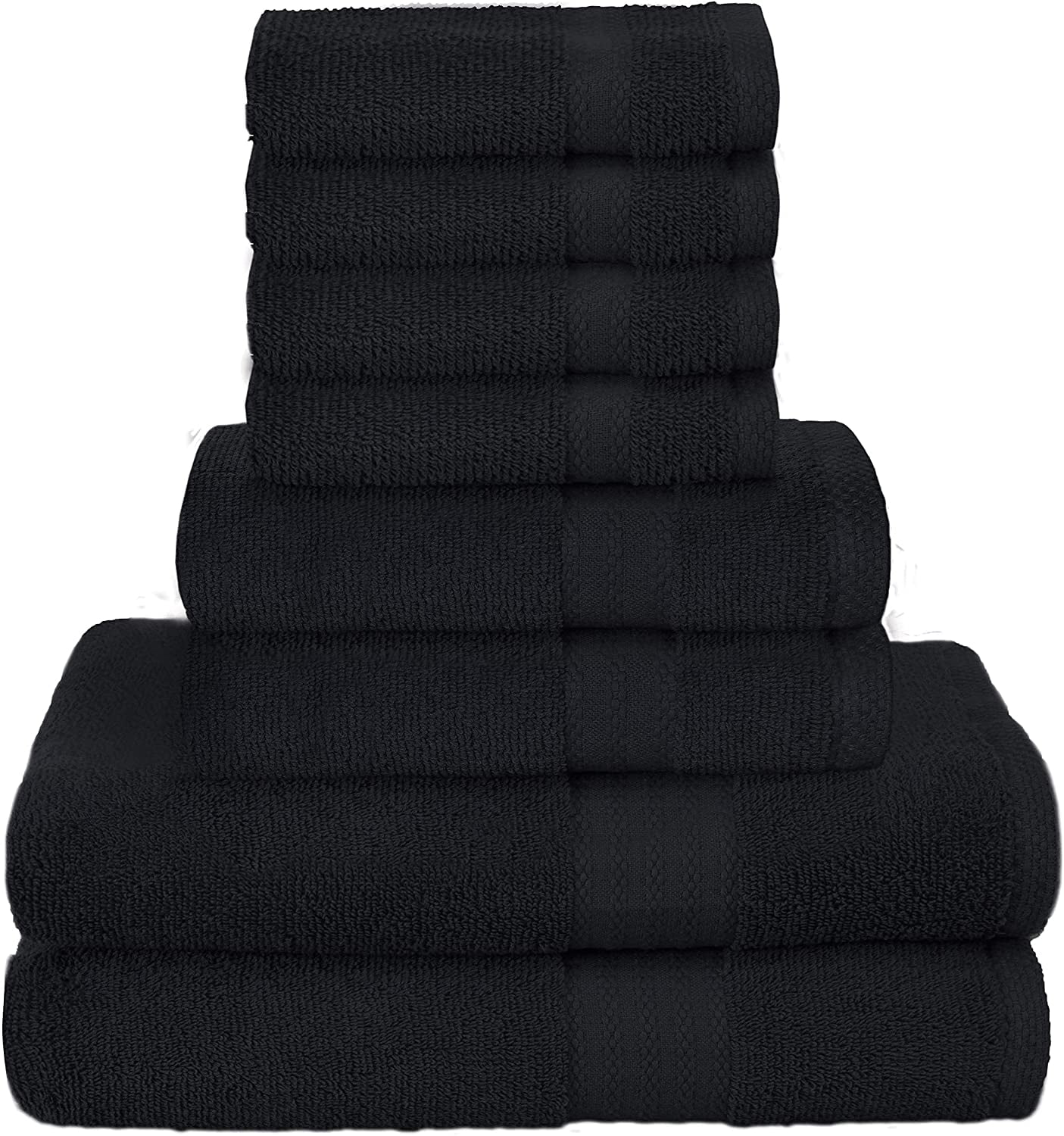 11 Piece Mega Bath Towel Super Set 100% Ring Spun Cotton Solid Towels 500 GSM 