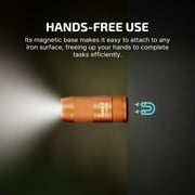 OLIGHT IMINI 2 EDC Rechargeable Flashlight 50 Lumens Compact and Portable Mini Light for Everyday Carry and Emergencies (Orange)