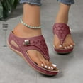 thumbnail image 5 of YOUYEDIAN Orthopedic Casual Sandals for Women Non Slip Slip on Arch Support Summer Flat Sandals Wide Width Sneakers 2026 New Beach Orthopedic Shoes, 5 of 6