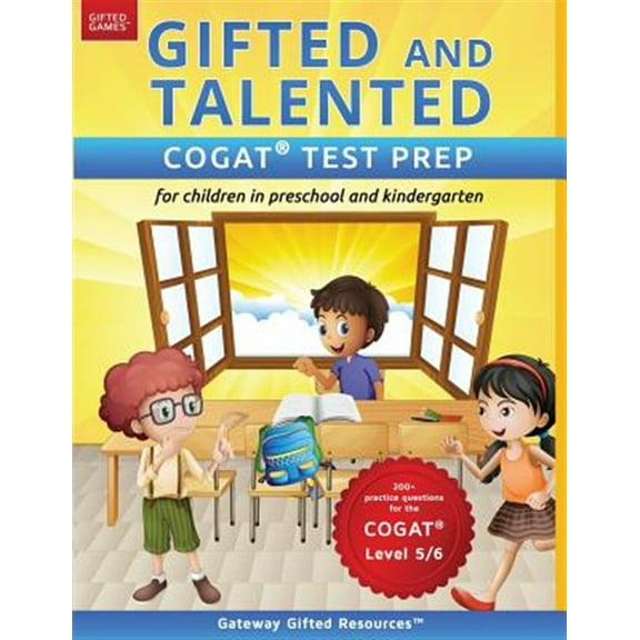Pre-Owned Gifted and Talented COGAT Test Prep: Gifted test prep book for the COGAT; Workbook for children in preschool and kindergarten: Test preparation COGAT ... in kindergarten/preschool Paperback
