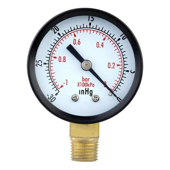 -30inhg / -1bar Mini Line Vacuum Gauge Indicator