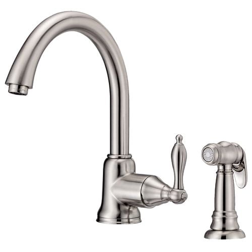 Danze D401140 Kitchen Faucet Includes Metal Side Spray From The