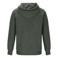 thumbnail image 5 of dzxyzu Corduroy Hoodies for Men Fall Winter Long Sleeve Sweatshirt Casual Drawstring Pullover Sweater with Pocket, 5 of 6