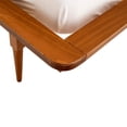 thumbnail image 6 of Mid-Century Modern Solid Wood Platform Bed Frame With Spindle Headboard, 6 of 10