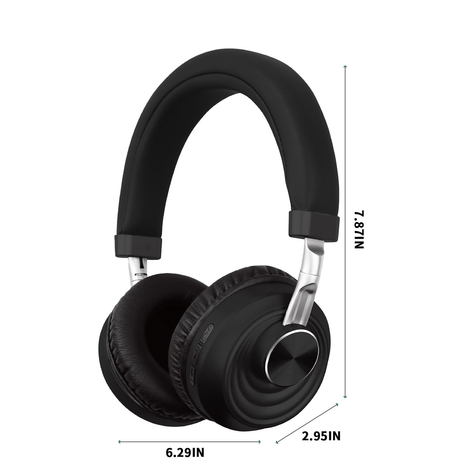 Wireless Headset with Mic for Work, Bluetooth Headset with Microphone (AI Noise Cancelling) & Charging Base, Wireless Headset for Work from Home/Office/Call Center/PC/Computer/Laptop/Teams/Zoom/Skype