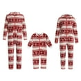 thumbnail image 2 of Honganda Christmas Family Romper, Snowflake Print O-neck/Hooded Jumpsuit, 2 of 9