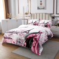 thumbnail image 3 of Erosebridal Ensembles de Courtepointes Robe Mode pour Lit Simple, Ensemble de Literie Floral Aquarelle, Déco Princesse, 3 of 5