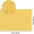 thumbnail image 4 of Mantel rectangular de algodón y lino, mantel a cuadros, mantel antipolvo, mesa de cocina y mantel 140*220CM (amarillo) oso de fresa Electrónica, 4 of 5